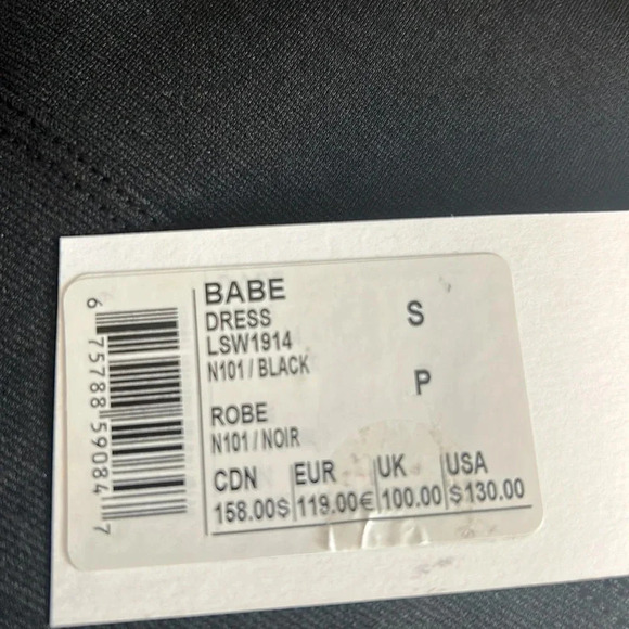 LOLE dress Size Small Black midi quarter front zip empire waist,comfy, stylish - Picture 6 of 12